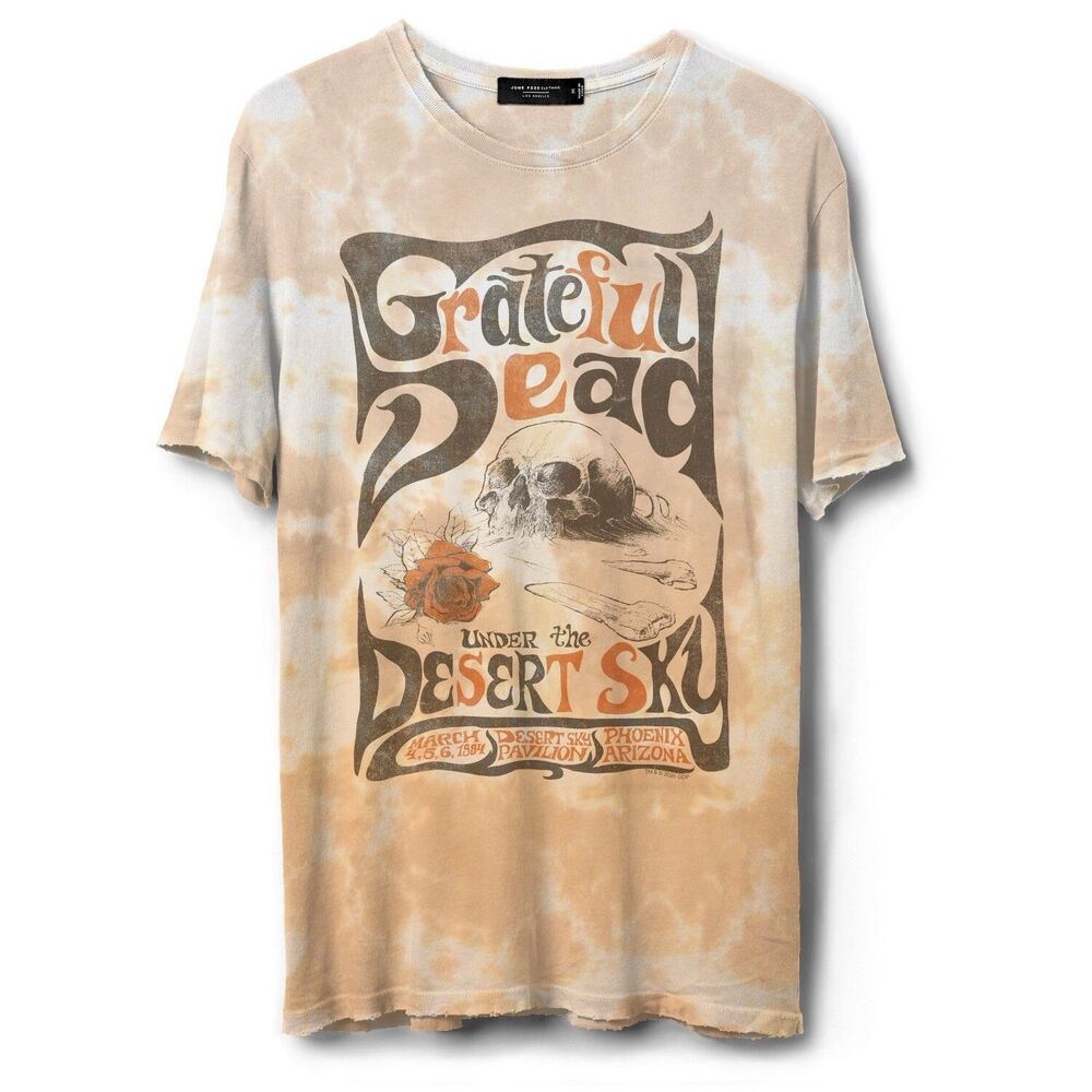 Grateful Dead Small Junk Food Band Tee Phoenix 1995 Tie Dye TShirt Unisex NWT